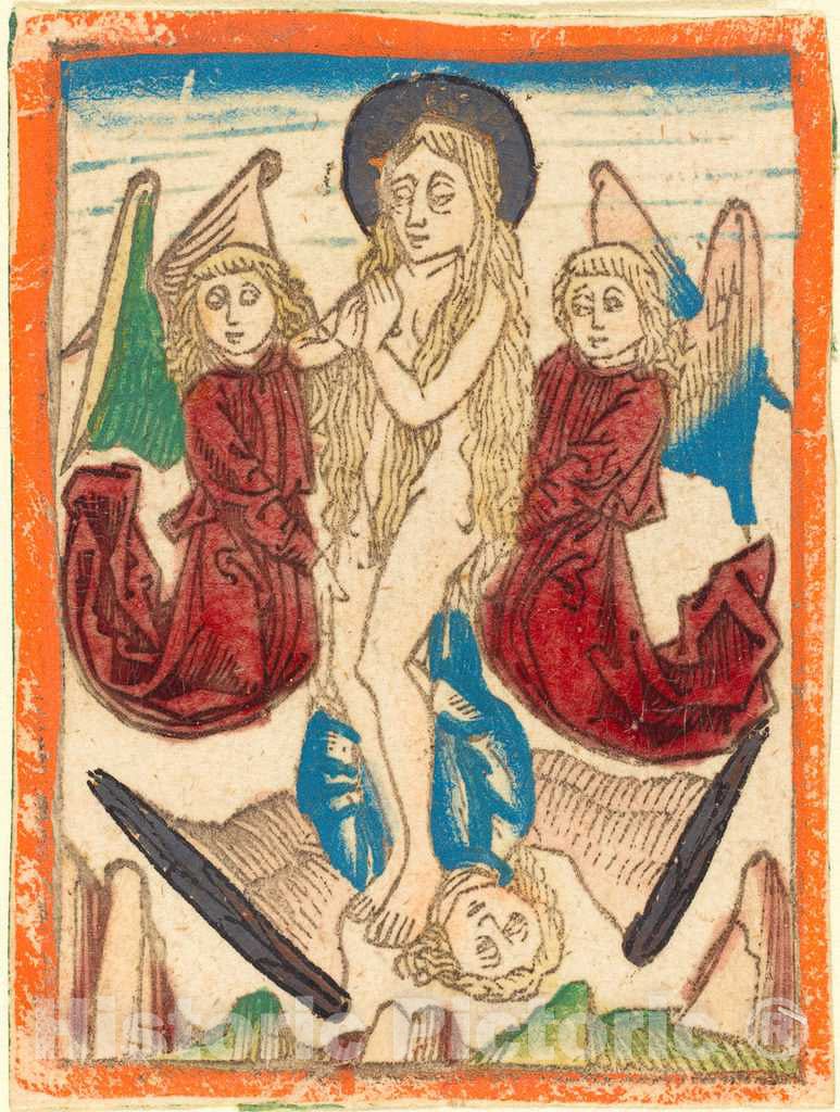 Art Print : The Ecstasy of Mary Magdalene, c. 1480 - Vintage Wall Art