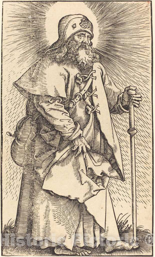 Art Print : Hans Baldung Grien, Saint James The Great, 1519 - Vintage Wall Art