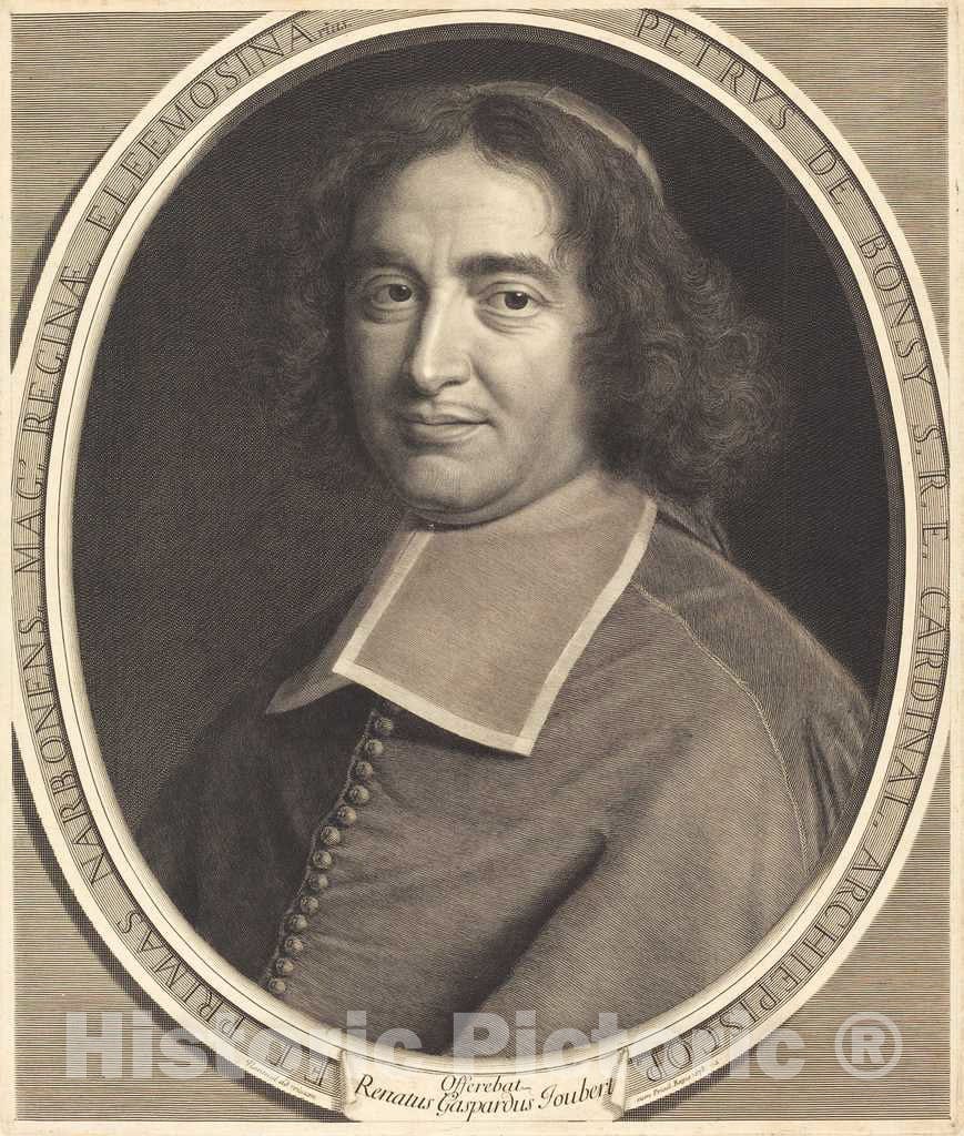 Art Print : Robert Nanteuil, Claude Thevenin, 1653 - Vintage Wall Art