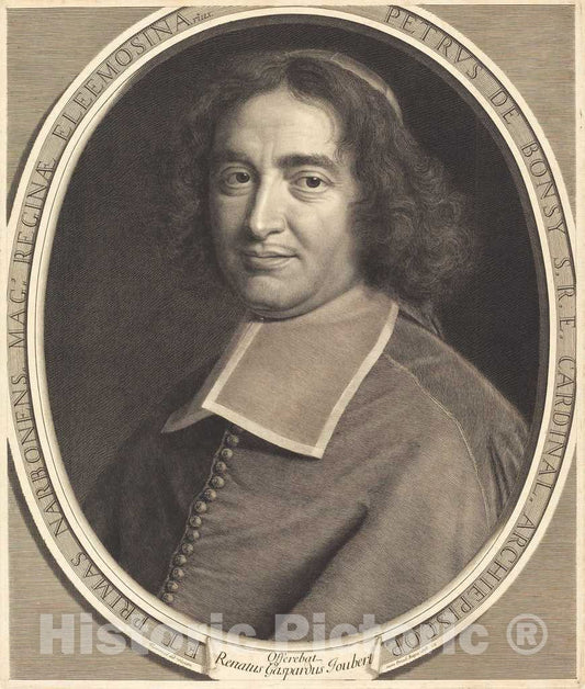 Art Print : Robert Nanteuil, Claude Thevenin, 1653 - Vintage Wall Art