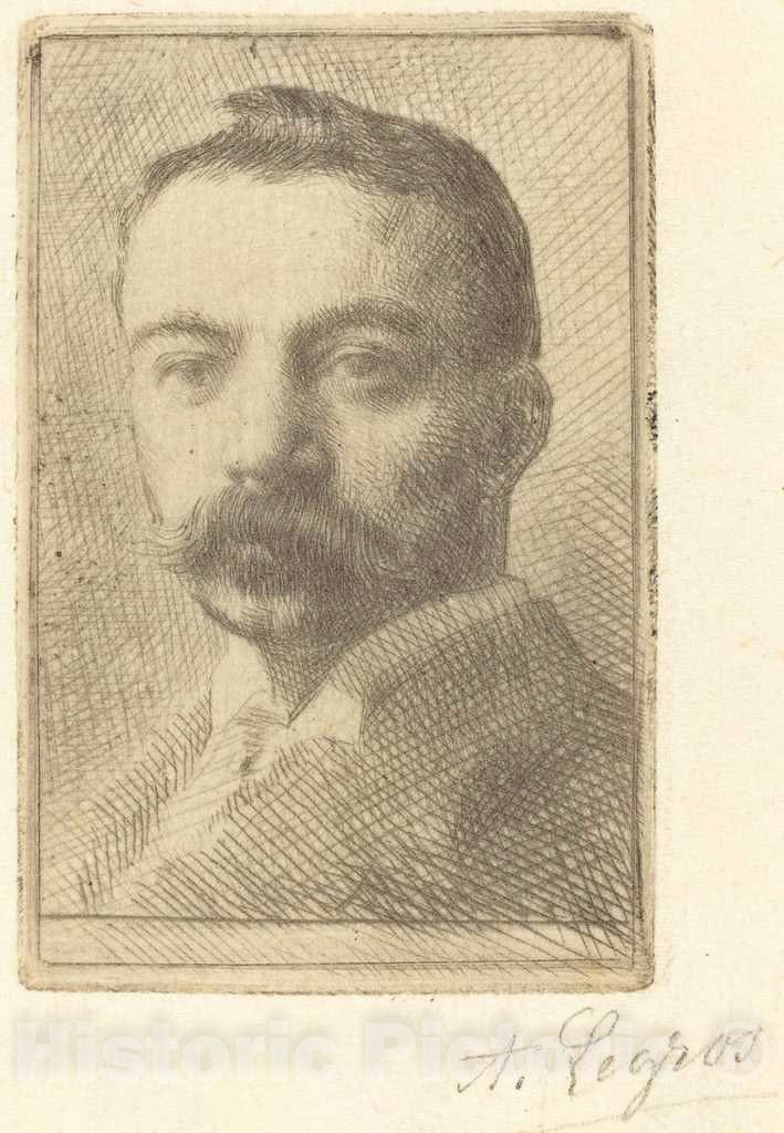 Art Print : Alphonse Legros, E.D. Adams, 3rd Plate - Vintage Wall Art