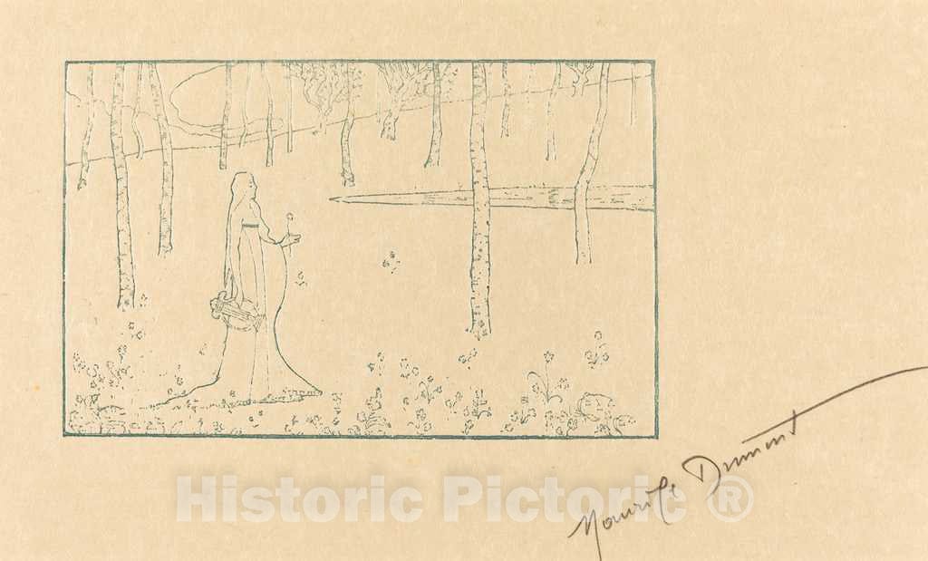 Art Print : Maurice Dumont, Sappho - Vintage Wall Art