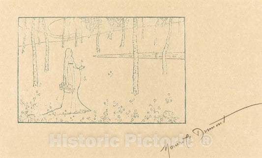 Art Print : Maurice Dumont, Sappho - Vintage Wall Art