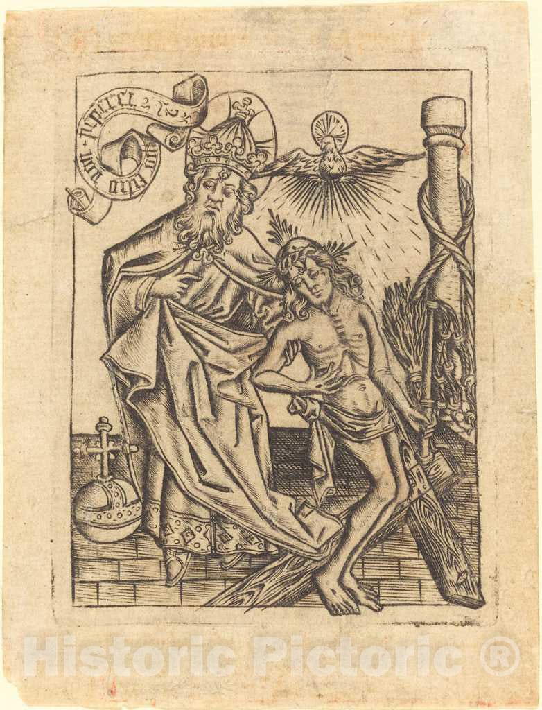 Art Print : The Trinity, c. 1465 - Vintage Wall Art