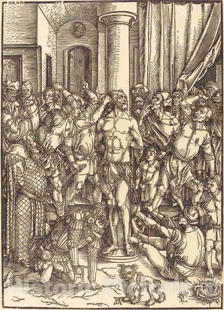 Art Print : Albrecht DÃ¼rer, The Flagellation, c. 1497 - Vintage Wall Art