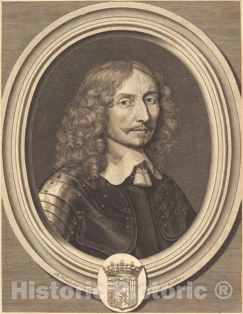Art Print : Robert Nanteuil, Henri, Marquis de Mouy, 1651 - Vintage Wall Art