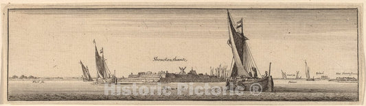 Art Print : Wenceslaus Hollar, Schenkenschanz, c. 1632 - Vintage Wall Art