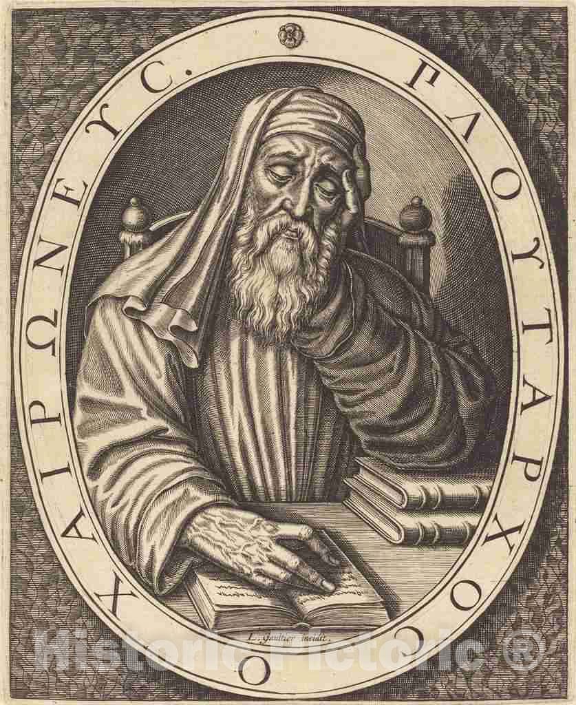 Art Print : LÃ©onard Gaultier, Plutarch - Vintage Wall Art