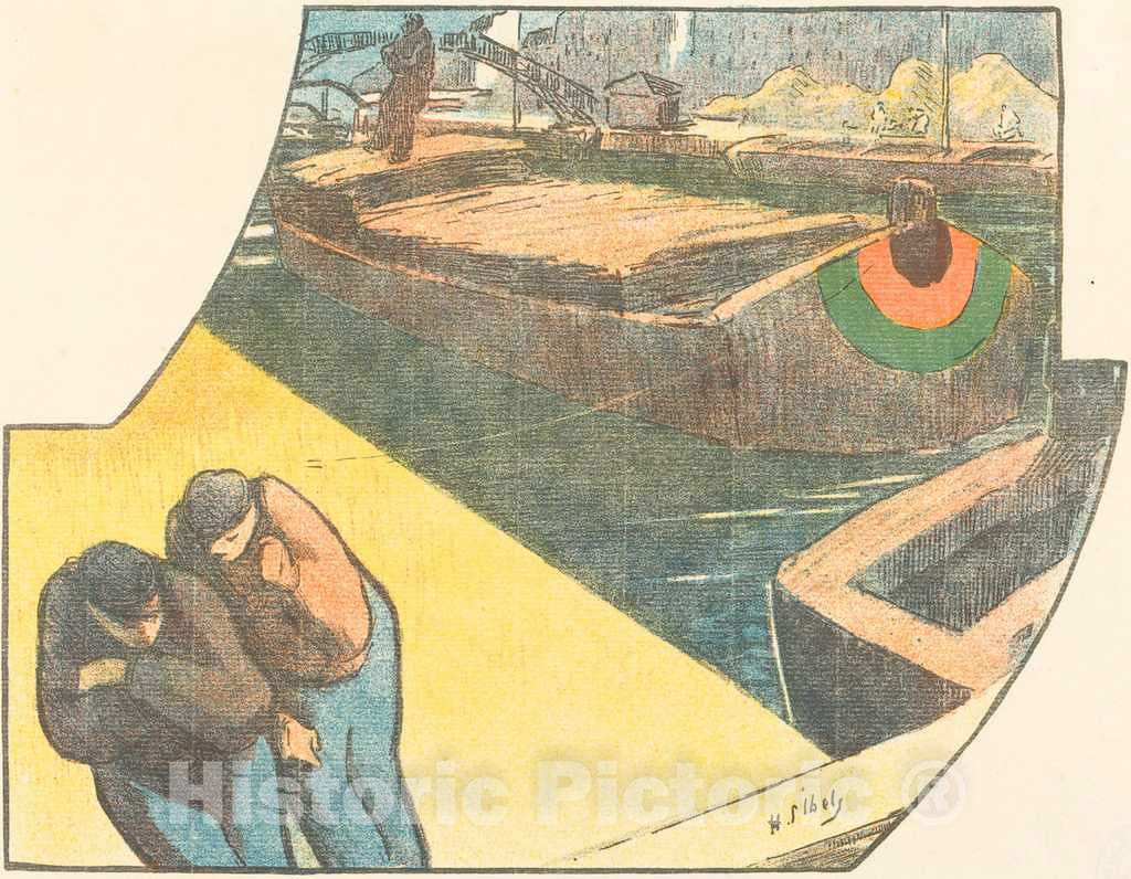Art Print : Henri-Gabriel Ibels, Boubouroche; Valet de Coeur, c.1893 - Vintage Wall Art
