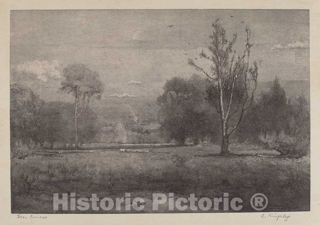 Art Print : Elbridge Kingsley, Morning, 1889 - Vintage Wall Art