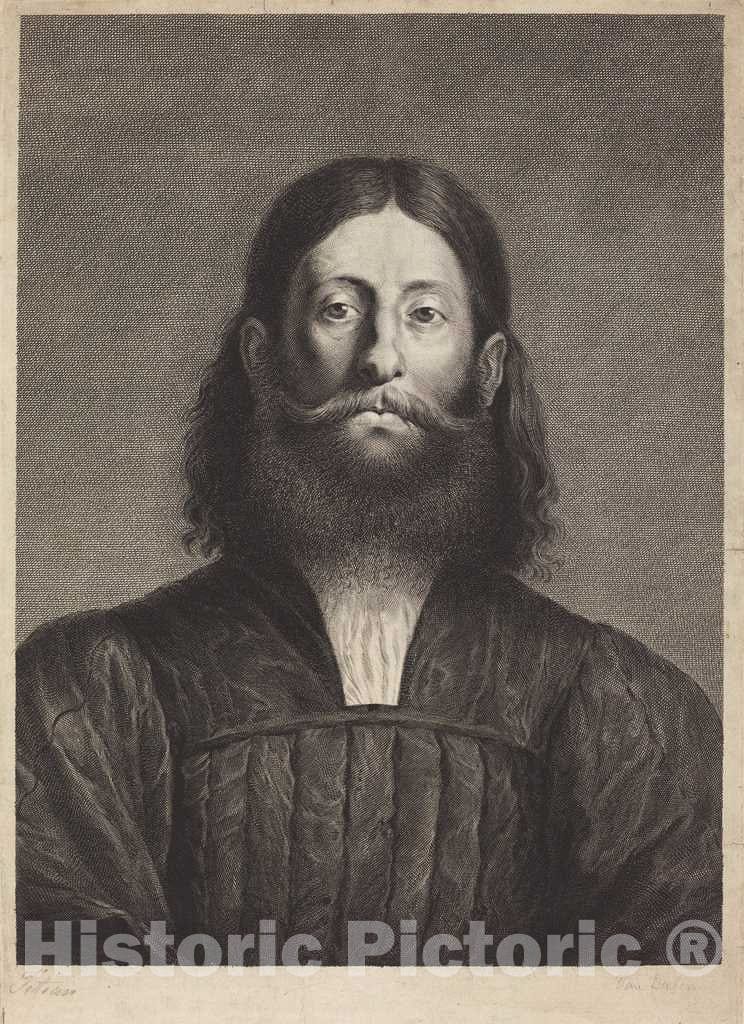 Art Print : Van Dalen I, After Titian, Giorgione Barbarelli - Vintage Wall Art