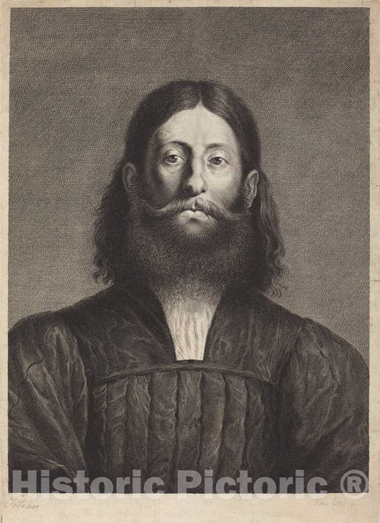 Art Print : Van Dalen I, After Titian, Giorgione Barbarelli - Vintage Wall Art