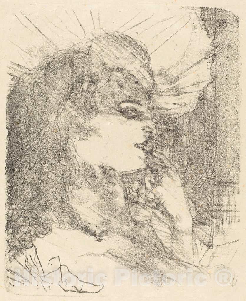 Art Print : Henri de Toulouse-Lautrec, Anna Held, 1896 - Vintage Wall Art