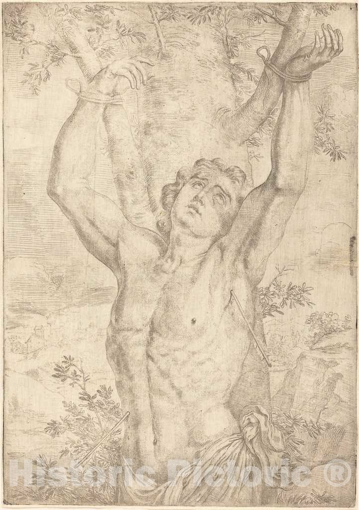 Art Print : Simon FranÃ§ois, Saint Sebastian - Vintage Wall Art