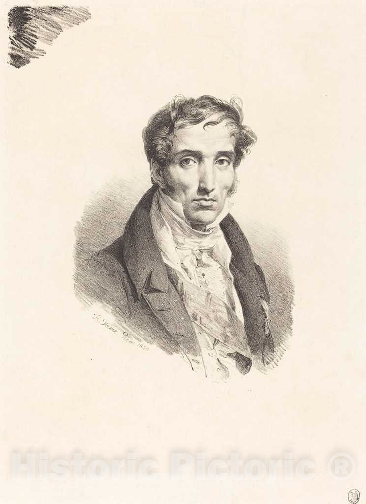 Art Print : Horace Vernet, Pierre Guerin, 1830 - Vintage Wall Art