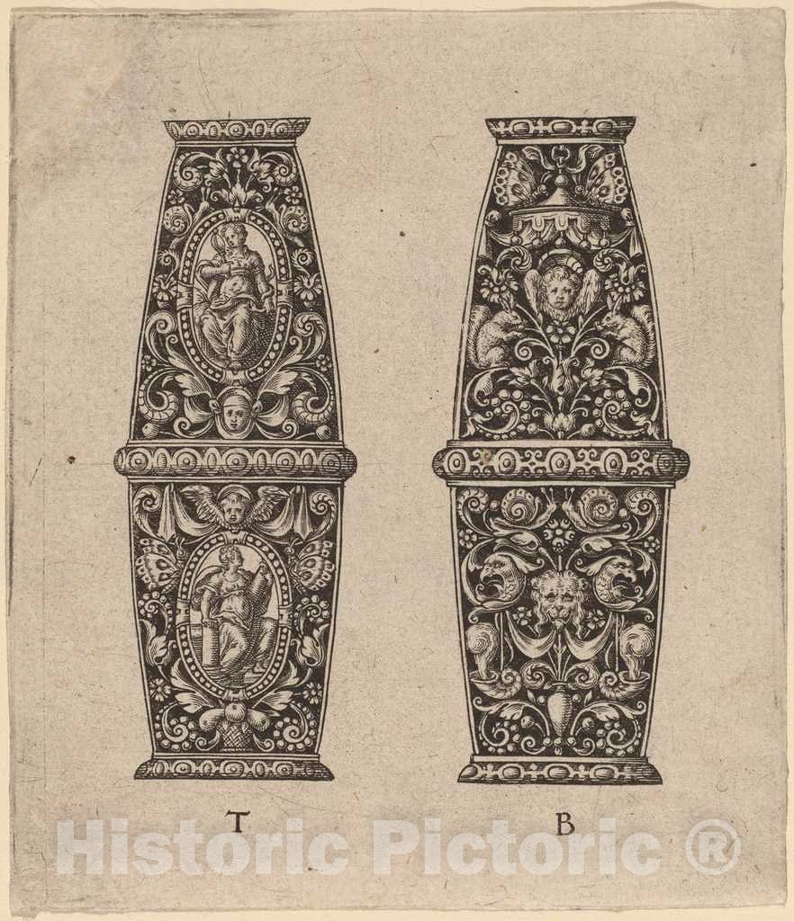 Art Print : Theodor de Bry, Ornament - Vintage Wall Art