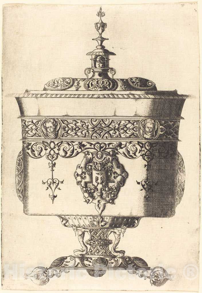 Art Print : Mathis Zundt, Richly Embellished Goblet - Vintage Wall Art