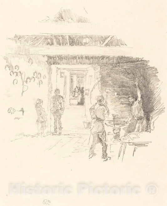 Art Print : James McNeill Whistler, The Tyresmith, 1890 - Vintage Wall Art