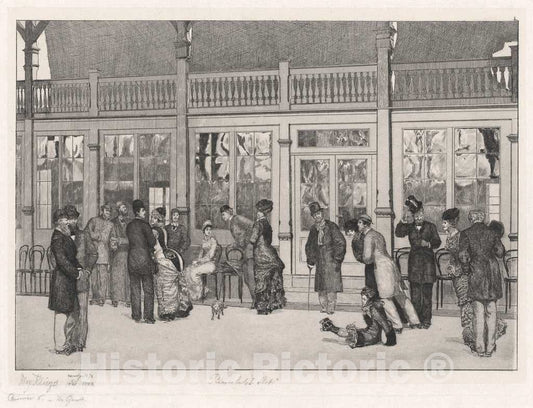 Art Print : Max Klinger, Place (Ort), 1880 - Vintage Wall Art