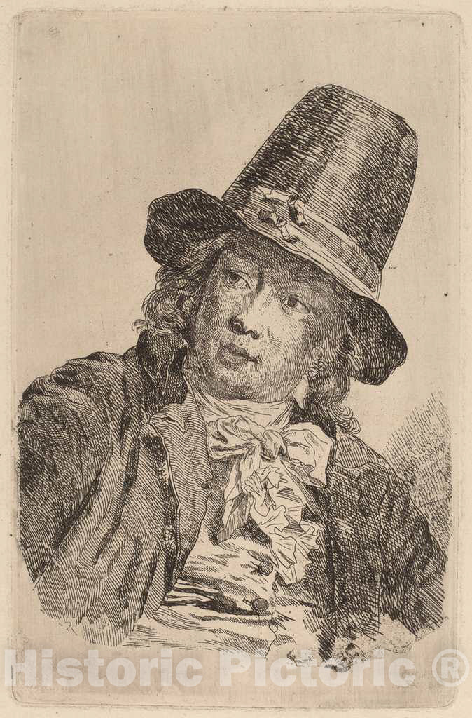 Art Print : Anton Graff, Detmar Friedrich Wilhelm Basse, c. 1782 - Vintage Wall Art