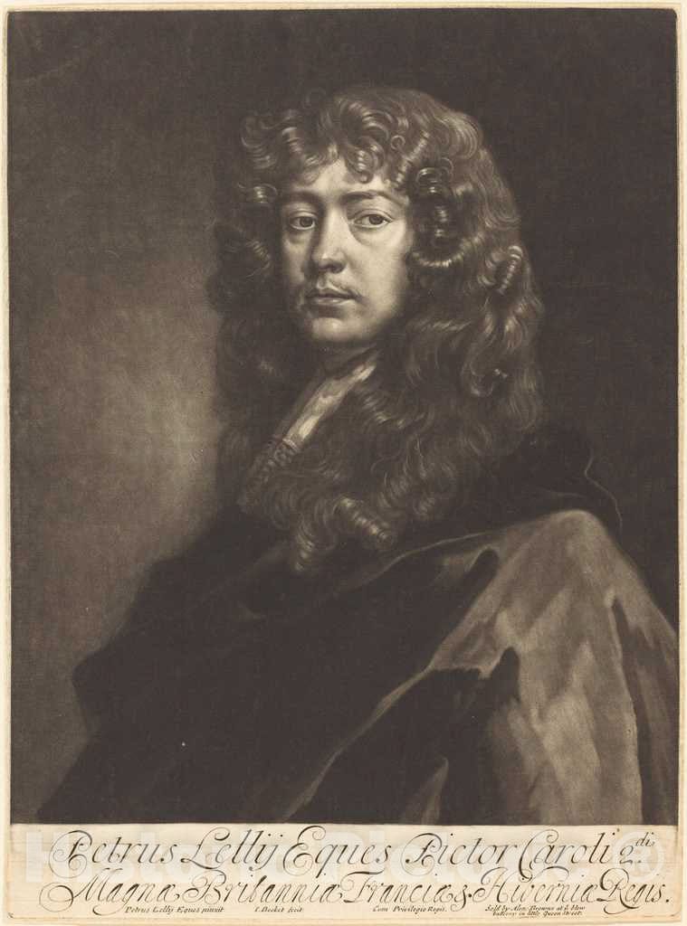 Art Print : Isaak Beckett After Lely, Sir Peter Lely, 1680s - Vintage Wall Art