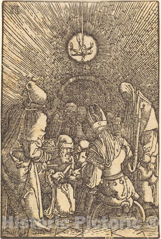 Art Print : Albrecht Altdorfer, The Circumcision, c. 1513 - Vintage Wall Art