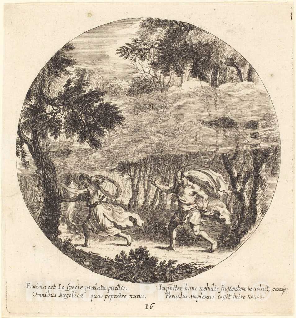 Art Print : Wolfgang, The Elder, Jupiter and Io, 1665 - Vintage Wall Art
