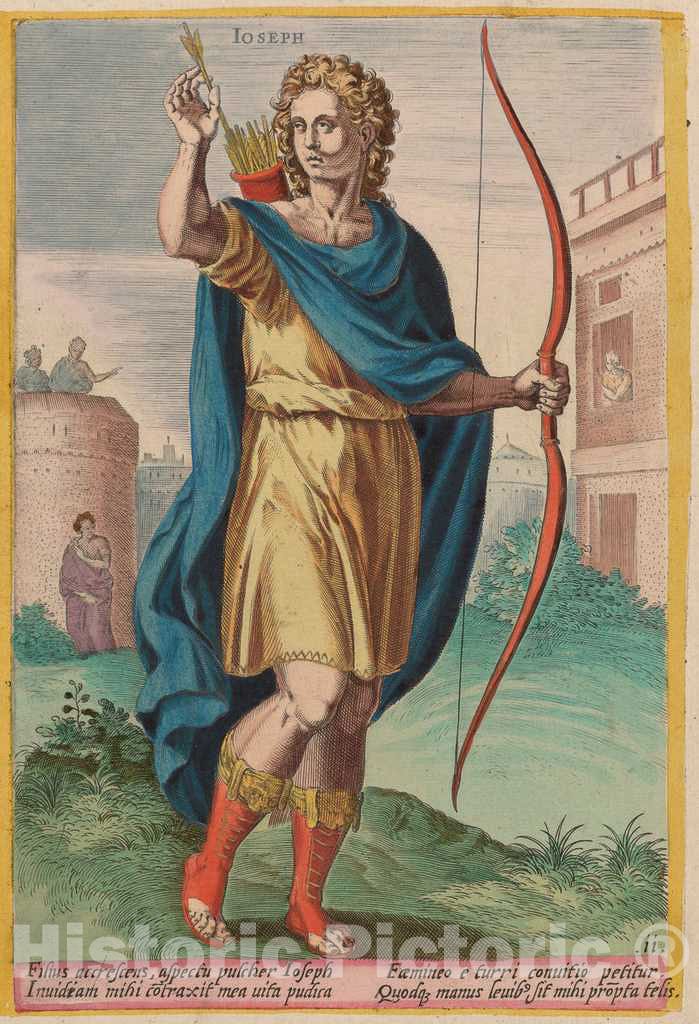 Art Print : Sadeler I After Van den Broecke, Benjamin, c. 1585 - Vintage Wall Art