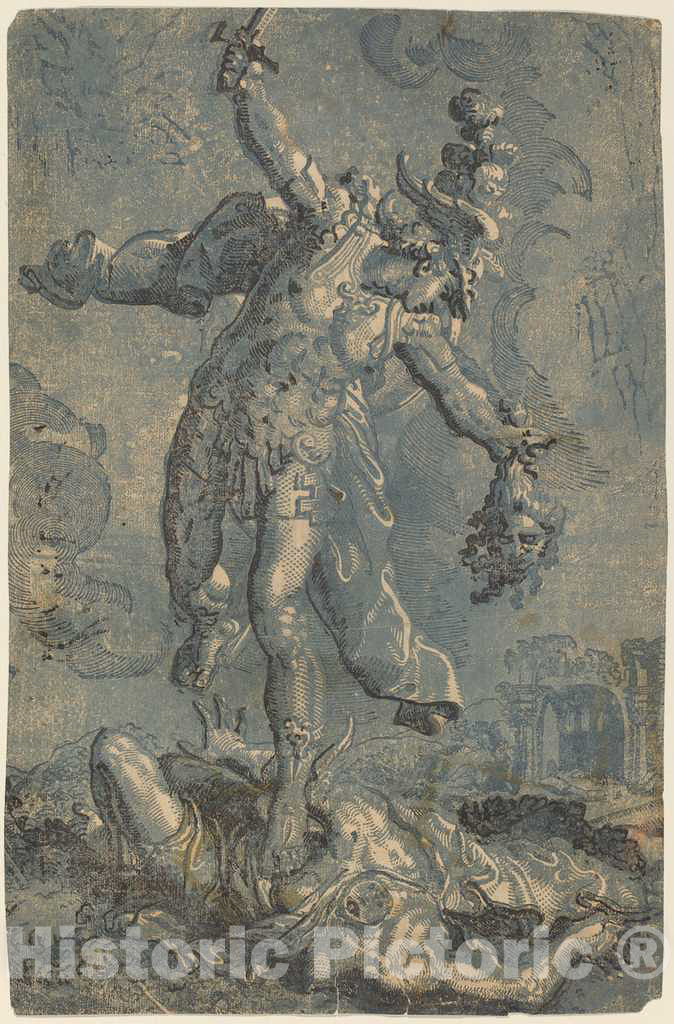 Art Print : Marco Pino, Perseus - Vintage Wall Art