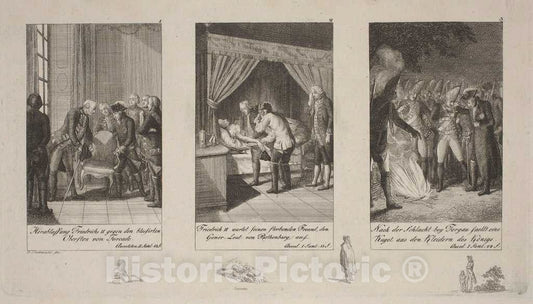Art Print : Daniel Nikolaus Chodowiecki, Anecdotes of King Frederik II, 1793 - Vintage Wall Art
