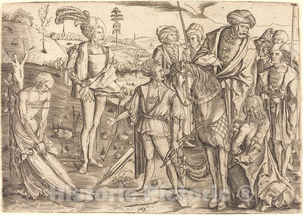 Art Print : The Testing of The King's Sons, c. 1500 - Vintage Wall Art