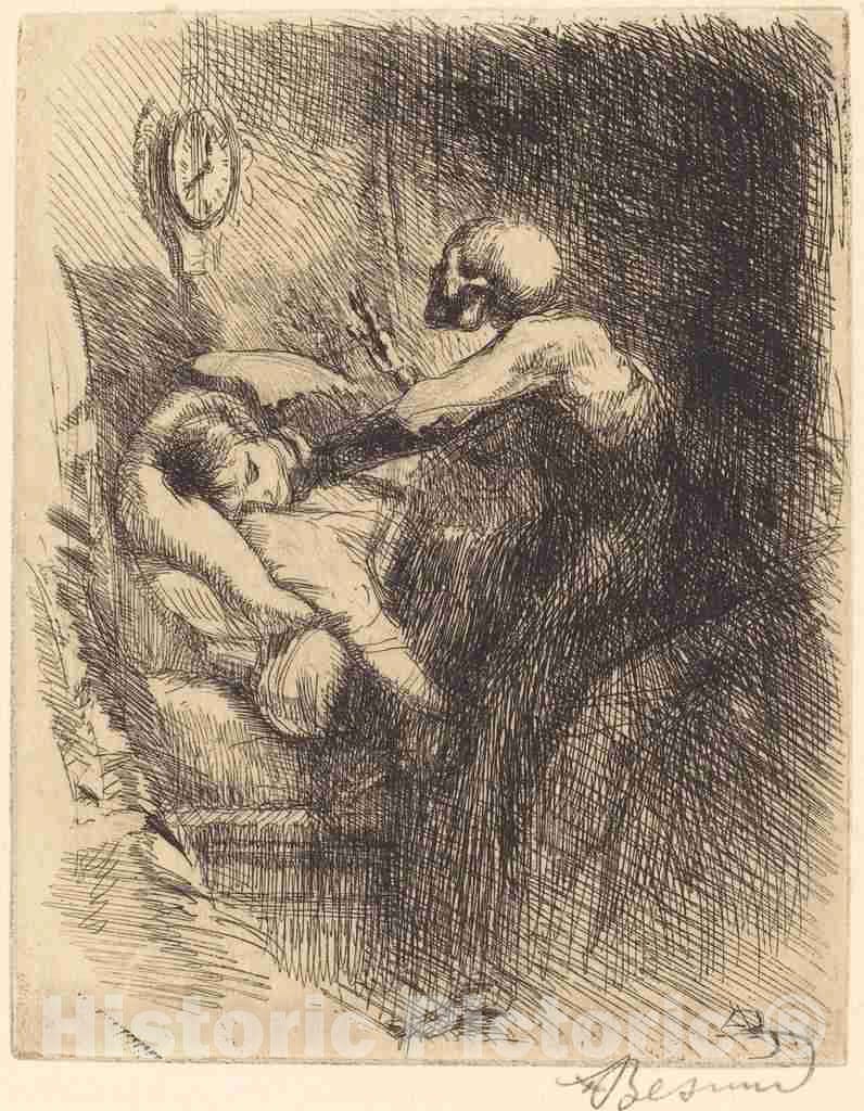 Art Print : Albert Besnard, Punctual (Ponctuelle), 1900 - Vintage Wall Art