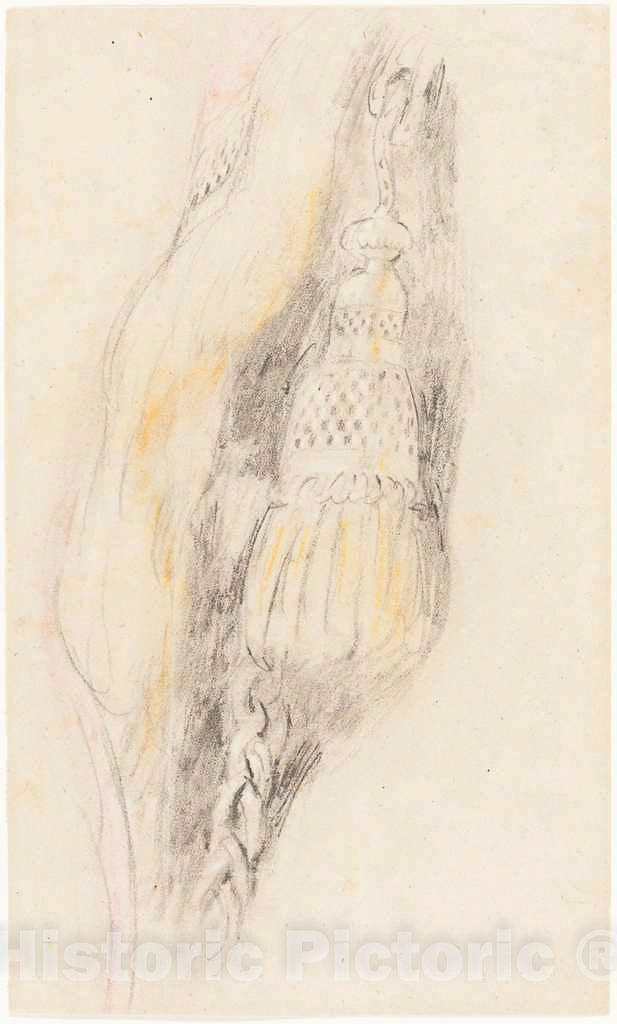 Art Print : Sir David Wilkie, A Tassel - Vintage Wall Art