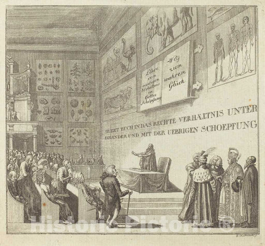 Art Print : Daniel Nikolaus Chodowiecki, What is The Way to be Happy?, 1791 - Vintage Wall Art
