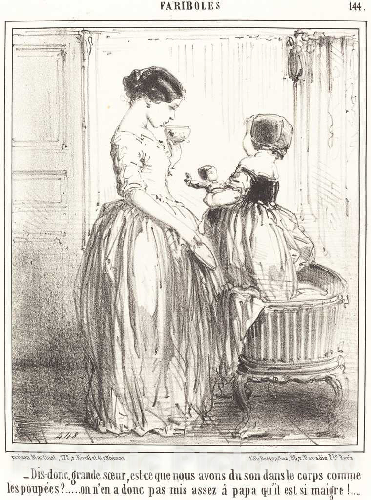 Art Print : Edouard de Beaumont, Dis-Donc, Grande Soeur - Vintage Wall Art