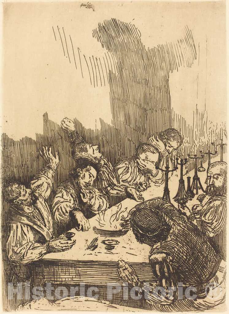 Art Print : Alphonse Legros, Shadow (Ombre) - Vintage Wall Art