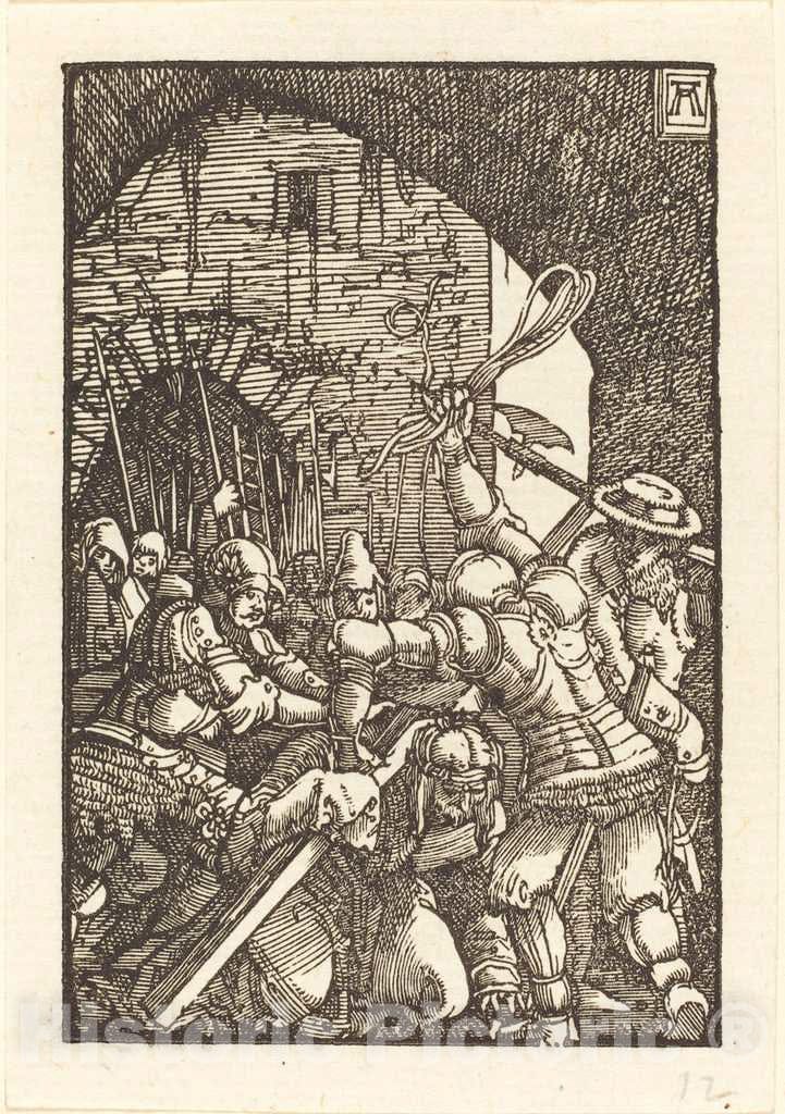 Art Print : Albrecht Altdorfer, Christ Bearing The Cross, c. 1513 - Vintage Wall Art