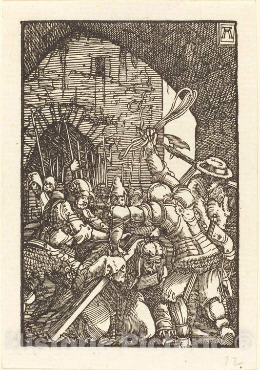 Art Print : Albrecht Altdorfer, Christ Bearing The Cross, c. 1513 - Vintage Wall Art