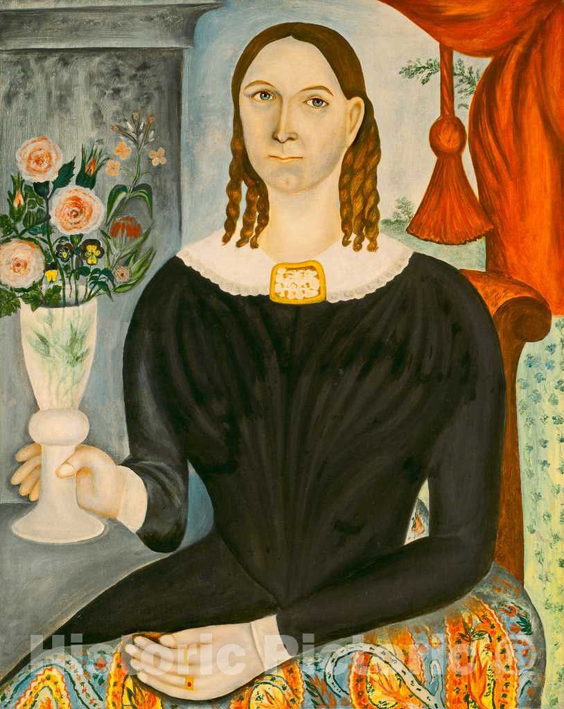 Art Print : Thomas Skynner, Eliza Welch Stone, c. 1845 - Vintage Wall Art