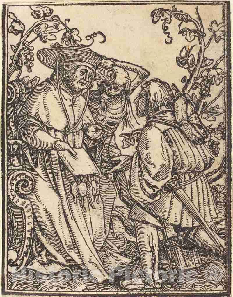 Art Print : Hans Holbein The Younger, Cardinal - Vintage Wall Art