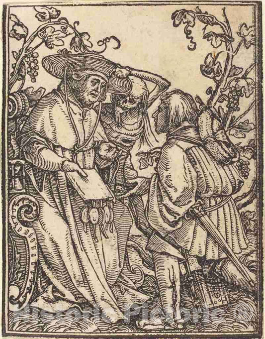 Art Print : Hans Holbein The Younger, Cardinal - Vintage Wall Art
