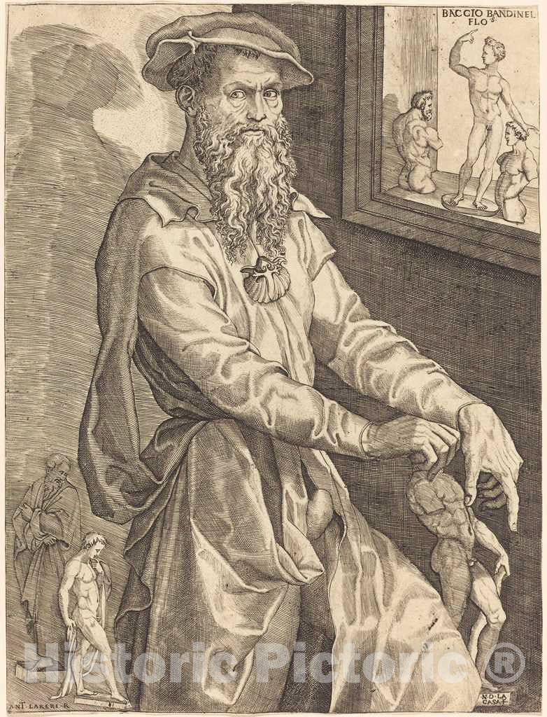 Art Print : NicolÃ² Della Casa, Baccio Bandinelli, c. 1544 - Vintage Wall Art