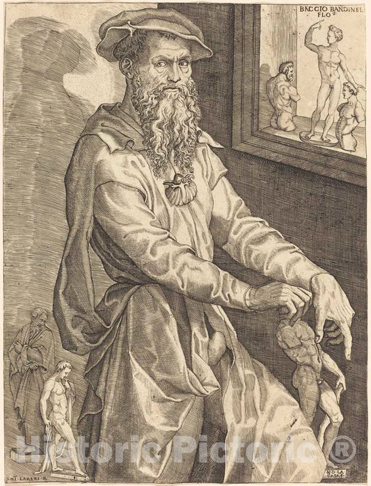 Art Print : NicolÃ² Della Casa, Baccio Bandinelli, c. 1544 - Vintage Wall Art