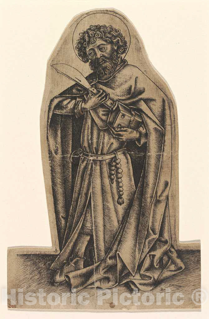 Art Print : Saint Bartholomew, 1440s - Vintage Wall Art