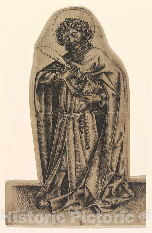 Art Print : Saint Bartholomew, 1440s - Vintage Wall Art