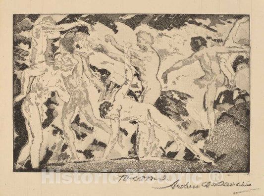 Art Print : Arthur B. Davies, by The Caliban, 1919-1920 - Vintage Wall Art