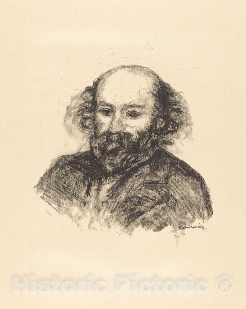 Art Print : Auguste Renoir, Paul CÃ©zanne, 1902 - Vintage Wall Art