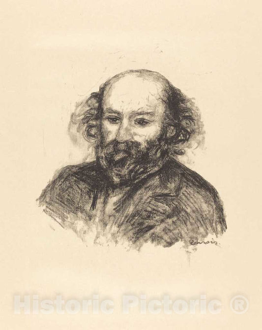 Art Print : Auguste Renoir, Paul CÃ©zanne, 1902 - Vintage Wall Art