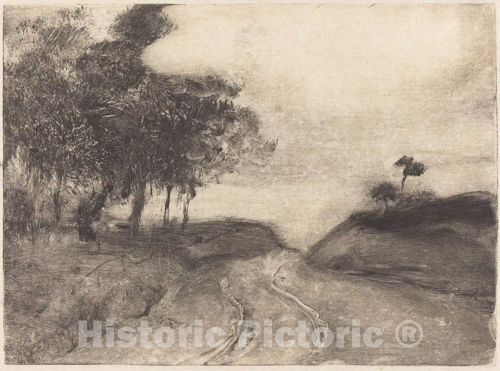 Art Print : Edgar Degas, The Road (La Route), c.1879 - Vintage Wall Art