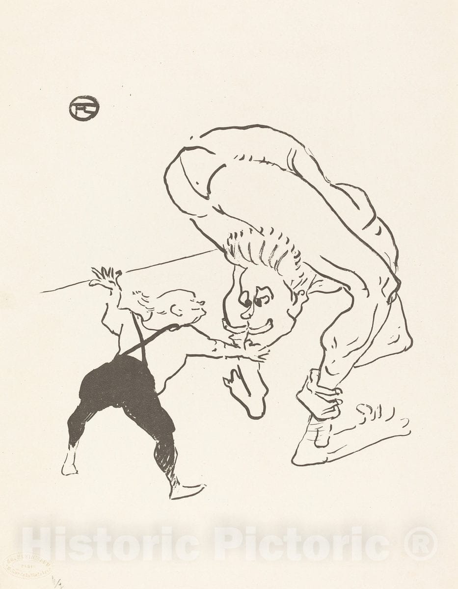 Art Print : Henri de Toulouse-Lautrec, The Marco Brothers, 1895 - Vintage Wall Art